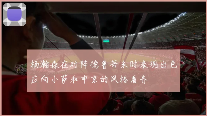 杨瀚森在对阵德鲁蒂米时表现出色应向小萨和申京的风格看齐