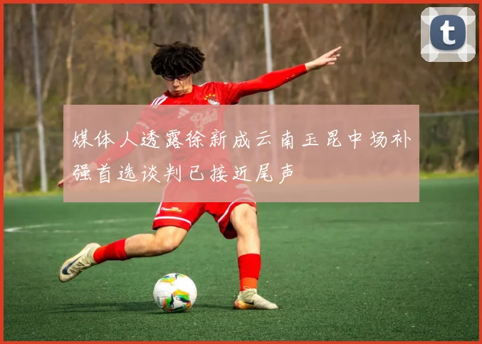 媒体人透露徐新成云南玉昆中场补强首选谈判已接近尾声